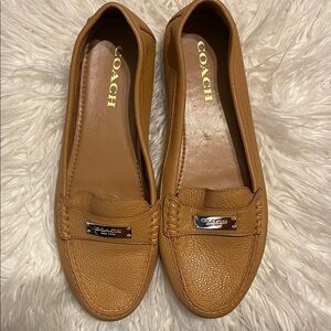 Coach Women's Brown Leather Loafers